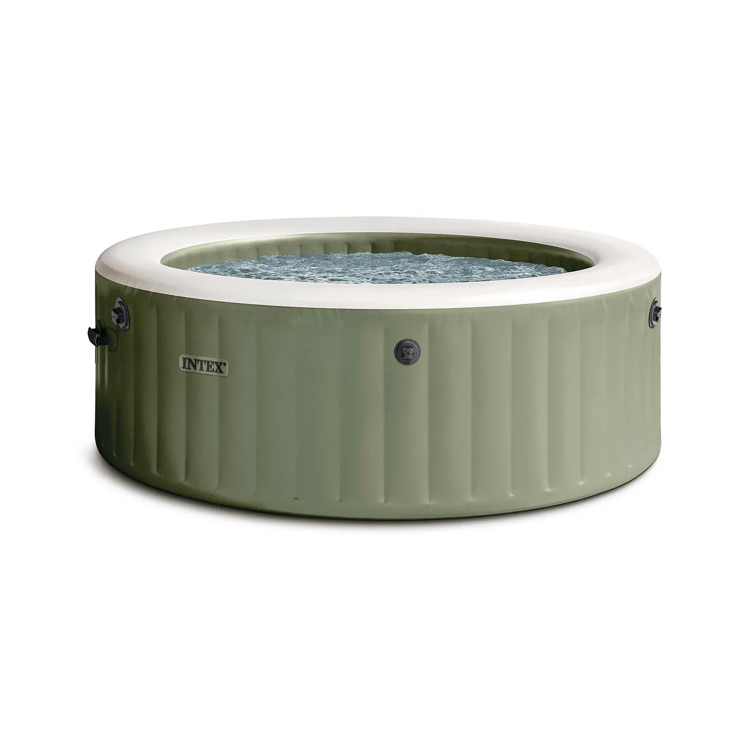 intex-intex-pure-spa-bubble-massage-4-posti-idromassaggio-gonfiabile-verde-olive INTEX | Piscina idromassaggio Bubble Spa 196×71 cm – 28426 - immagine 1